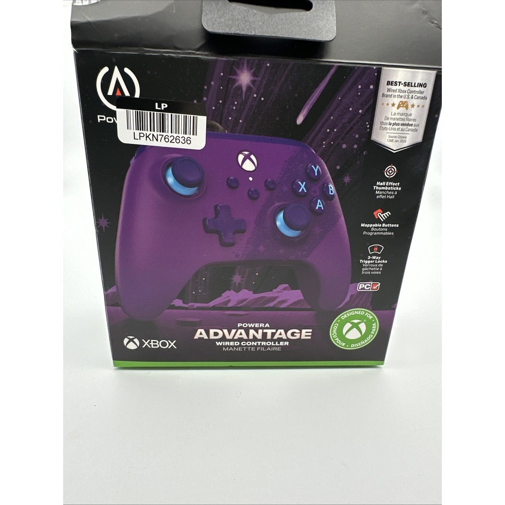 PowerA Advantage Wired Controller Xbox Series X | S Celestial Purple‎ (OPEN BOX)